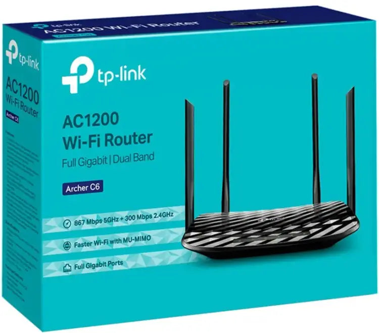 TP-Link Archer C6 AC1200 Router - genuine TP-Link product photo Kenya